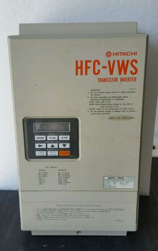Hitachi HFC-VWS transistor Inverter XLT3-75FG Spindle Drive