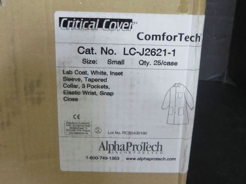 Lab Coats SMALL Case of 25 Alpha Pro Technical Coats  (18 KHDG)