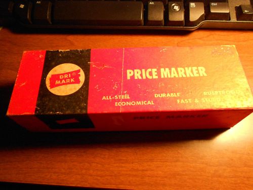 VINTAGE DRI MARK PRICE MARKER Model #123 Unused IN Original Box