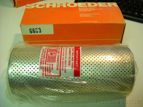 New schroeder g603 metal mesh filter element for sale
