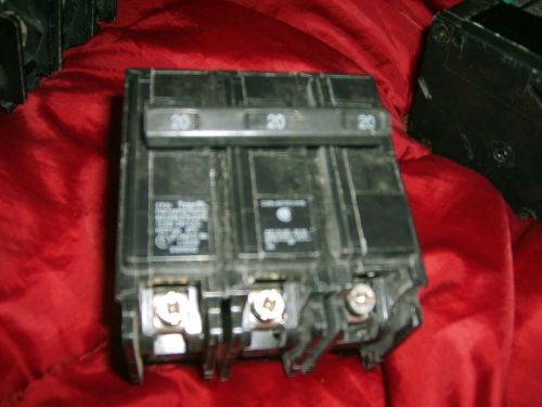 3 pole type BL Siemens 20 amp breaker
