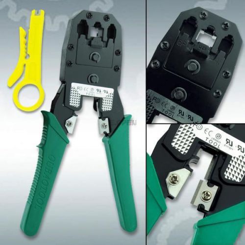 Cable wire crimper tool cutter stripper rj11 rj12 rj45 for sale