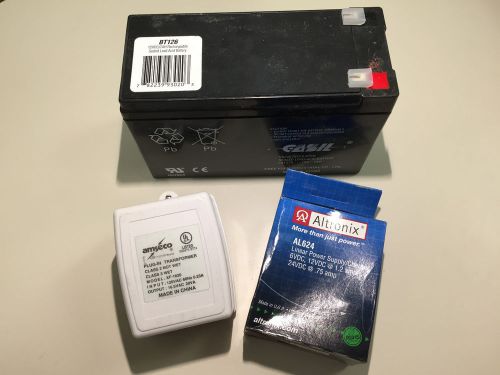 New altronix al624-12cx power supply/charger kit (contains al624, bt126, tp1620) for sale