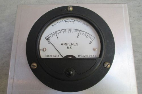 Ampmeter Rf Vintage 3 amp Type Antenna Triplett Thermocouple FREE SHIP!