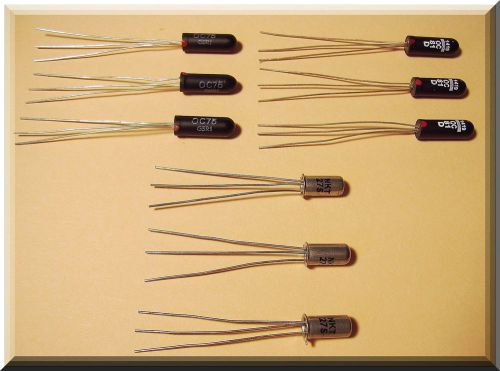 3 + 3 + 3 pcs. OC75 OC81D NKT275 , GERMANIUM Transistor,  FUZZ ,measured set