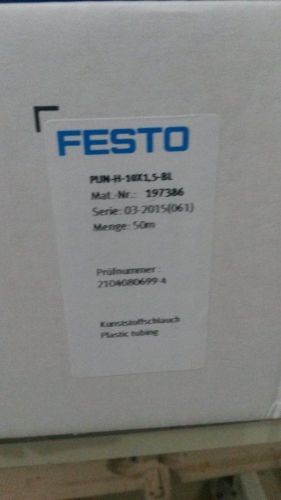 Festo tubing pun-h-10 x 1.5 bl 197386  50 m /164 ft  punh10x1.5bl new for sale