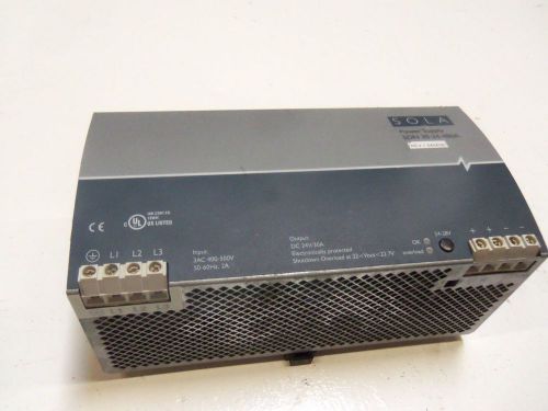 SOLA SDN 30-24-480A POWER SUPPLY *USED*