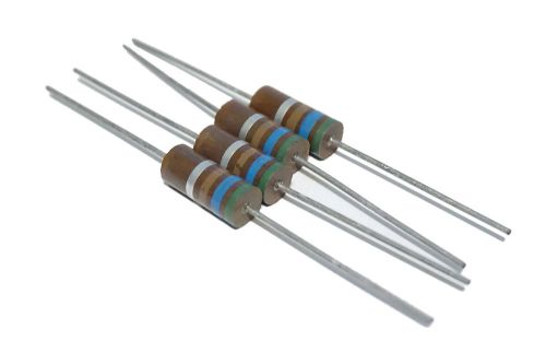 Allen-Bradley Carbon Comp Resistors 650 ?,  2w  x  4pcs. NOS, USA