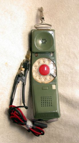 VINTAGE Northern Telecom ITT Lineman Rotary Test Phone RD 1967 Butt Set