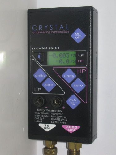Crystal IS33-3000 Pressure  Calibraqtor