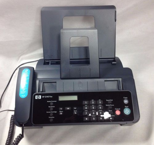 HP 2140 plain paper Fax &amp; Copier Machine phone cords manual