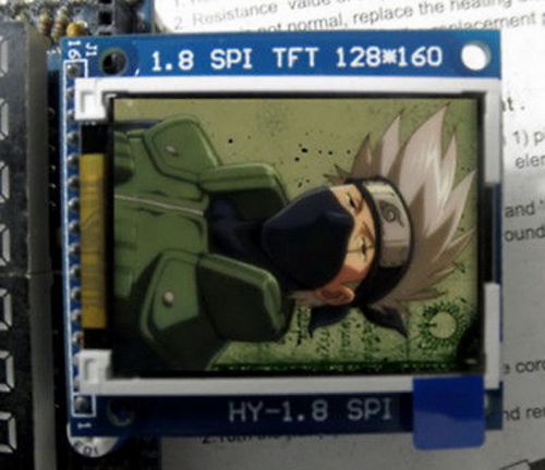 1.8&#034; serial spi tft lcd module display pcb adapter power ic sd socket 128x160 s2 for sale