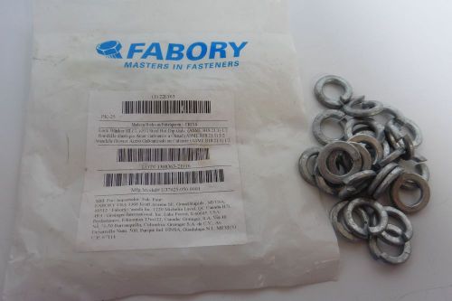 Fabory Split Lock Washers Steel Hot Dip Galvanized 1/2&#034; Quantity 25