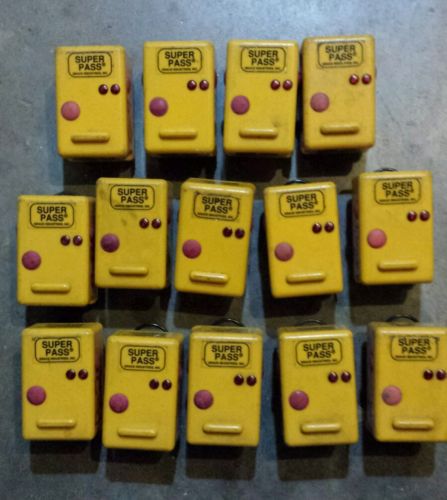 Lot of 14 Grace industries super pass devices firefighter personal motion device