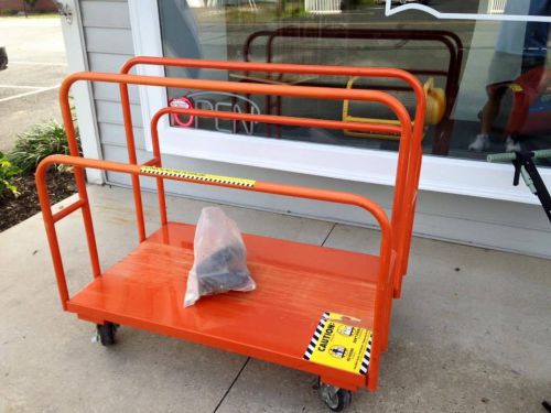 Panel and Lumber Cart, Heavy Duty, 6 wheels, Excellent