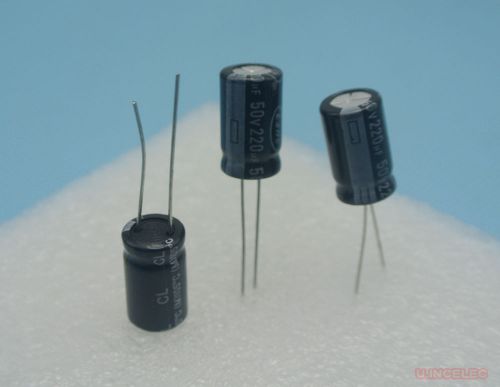 20pcs 220uf 50v electrolytic capacitor 2000hours 105degc ls for sale