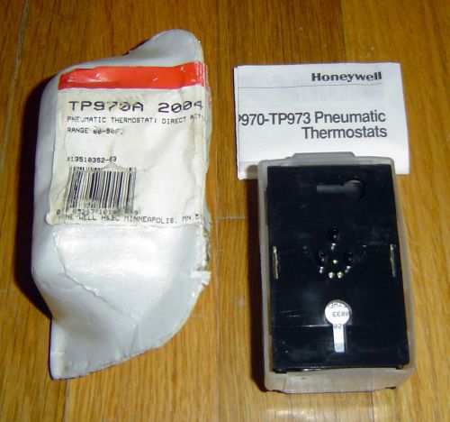New Honeywell TP970A Pneumatic Thermostat