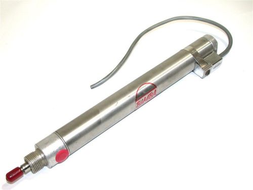 NEW BIMBA 7&#034; STROKE MAGNETIC REED STAINLESS AIR CYLINDER W/ SENSOR MRS-097-D