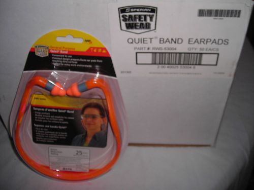 50 packs sperion rws 53004 earplugs band behind head neck hearing protection for sale