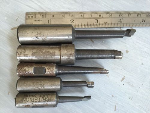 Lot Of 5 Boring head Machinist Tool Lathe Cutting Criterion And Others