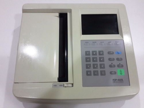 Ekg ecg electrocardiogram analyzer 12 leads fukuda denshi auto cardiner fcp-4010 for sale