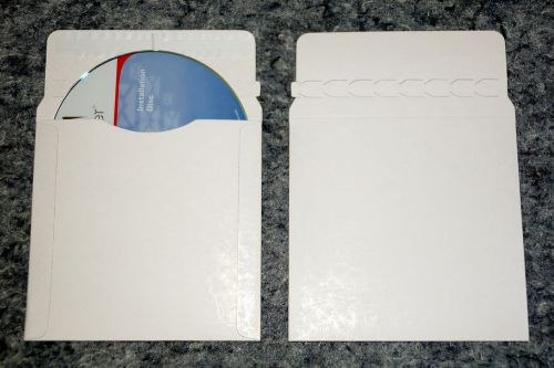 500 New 5 1/4 &#034; Cardboard CD / DVD / Blu-Ray Mailers w/Seam &amp; Seal on Flap