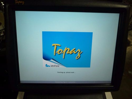 Verifone topaz ii p050-02-310 touch screen console for sapphire/commander for sale