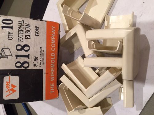 WIREMOLD EXTERNAL ELBOW IVORY 818