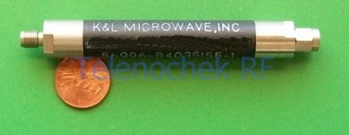 RF microwave band pass filter 1949 MHz - 2849 MHz / power  18 Watt / data