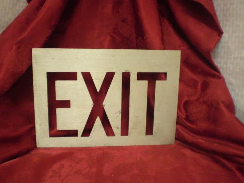 Die cast aluminum exit sign cover for sale