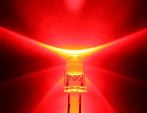 50pcs 5mm RED SUPER Bright LED Lamp 25,000mcd **US BASED**