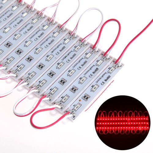 Chichinlighting lucky red 20pcs samsung 5630 smd 3p led module waterproof sup... for sale