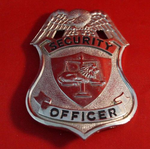 Security Officer Metal Badge
