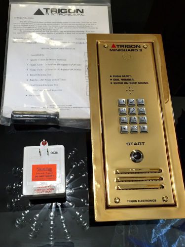 New trigon miniguard iid-125 gold multiple resident access control for sale