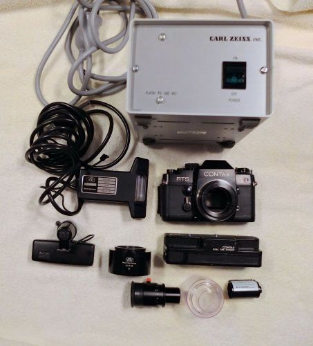 Carl Zeiss Contax RTS Fundus Camera Set Rare Collectable with many pieces.