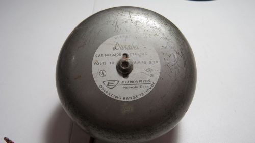 Vintage Edwards Durabel Vibrating 12 Volt Electronic Bell