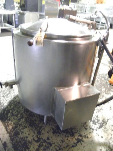 Groen ee-60 60 gal stationary 2/3 jacket 208 v 3 phase soup sauce floor kettle for sale