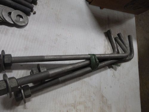 1/2-13 x 12&#034; anchor bolt (24pcs) hot dipped galvanized for sale