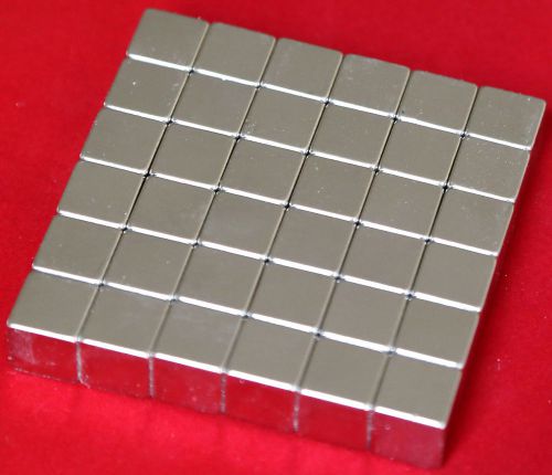 WHOLESALING 48 N48 NEODYMIUM MAGNETS-1/2&#034;x1/2&#034;x1/2&#034; CUBE