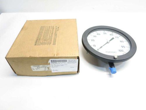 New ashcroft 85-1010-s-04l-100 0-100psi 8-1/2 in pressure gauge d512453 for sale