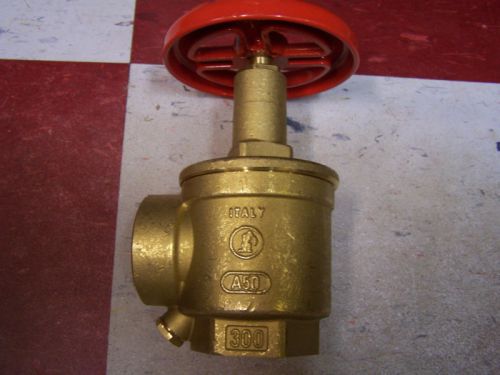 Giacomini 1 1/2&#034; female to female brass hose valve NEW