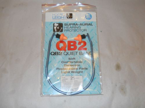 2 HOWARD LEIGHT QB2 QUIET BANDED EAR PADS HEARING PROTECTION