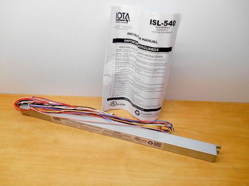 Iota isl-540 tbts series d t5 fluorescent emergency ballast, new for sale