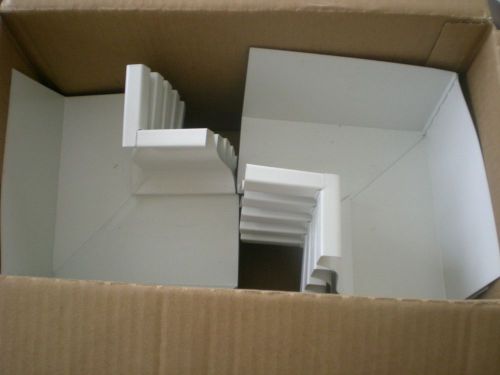A box of 10 merimax Home Products 5 in. Aluminum Inside Mitre-27201 white