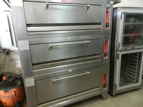 Pizza oven, 3 deck, Vulcan brand, Electric single phase