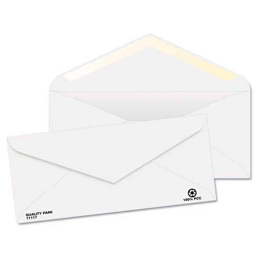 Quality Park QUA11117 White Business Envelope, Contemporary, #10, White,