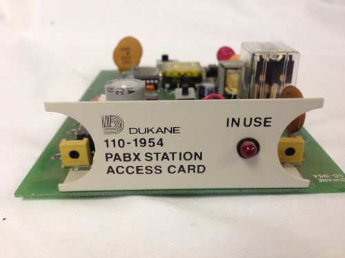 Dukane 110-1954 PABX Station Access PCB for 2A501, 2B501 or 2C501 Select A Page