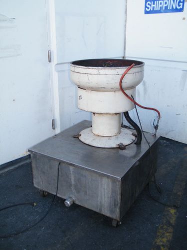 24&#034; bowl vibratory finishing mill tumbler hutson sweco wet hone deburring tumble for sale