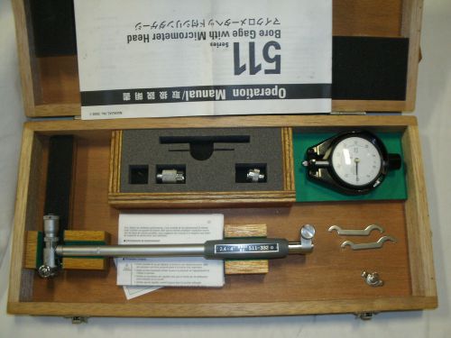 Mitutoyo n0. 511-332 dial bore gage 2.4&#034;-4&#034; for sale