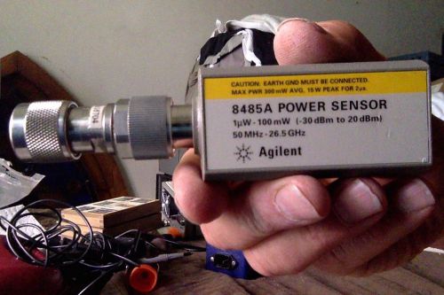 Agilent 8485A power sensor with N adapter